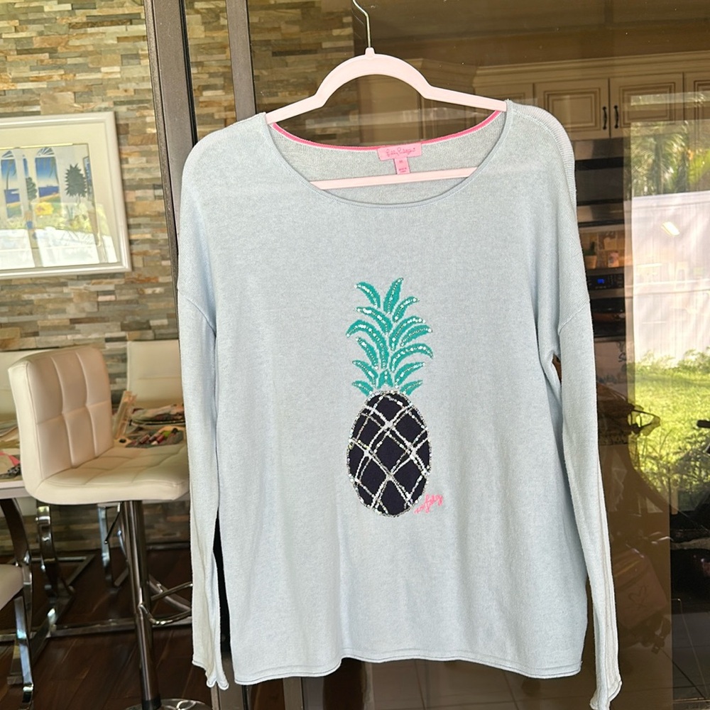 Lilly Pulitzer knits ladies top pineapple 🍍